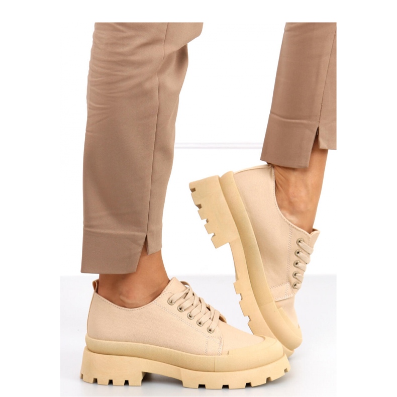Golv Khaki vaelluslenkkarit - Inello beige 2