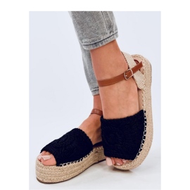 Boho Ingram Mustat espadrillisandaalit - Inello 1