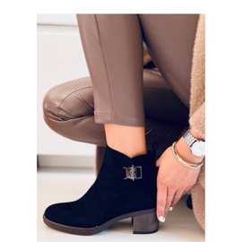 Klassiset korkeakorkoiset nilkkurit Marsha Black - Inello musta 1