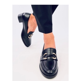 Rabier Black leveäkorkoiset pumput - Inello musta 2