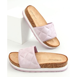 Sandaali Cork Flip-Flops Purppura LS017 Purppura - Inello violetti 1
