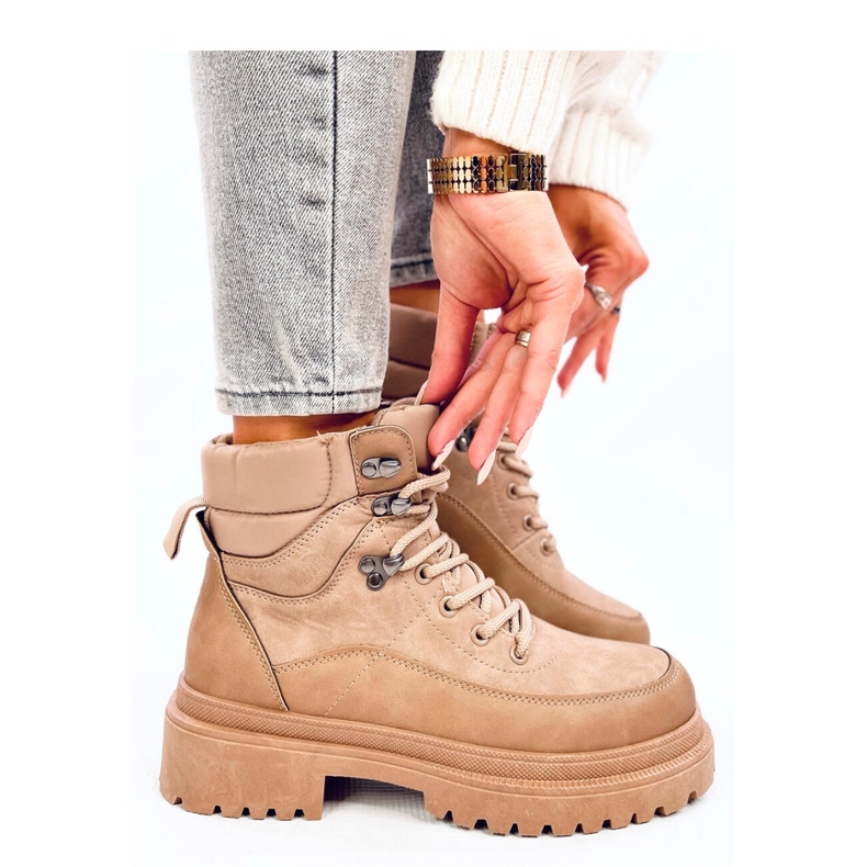 Mathen Khaki trapper nilkkurit - Inello ruskea 2