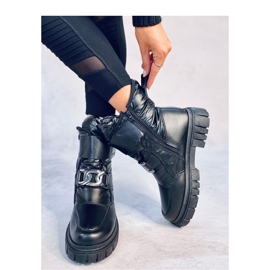 Gabby Black naisten lumisaappaat - Inello musta 2