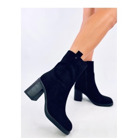 Salifi Mustat leveäkorkoiset nilkkurit - Inello 1