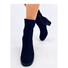 Salifi Mustat leveäkorkoiset nilkkurit - Inello 2