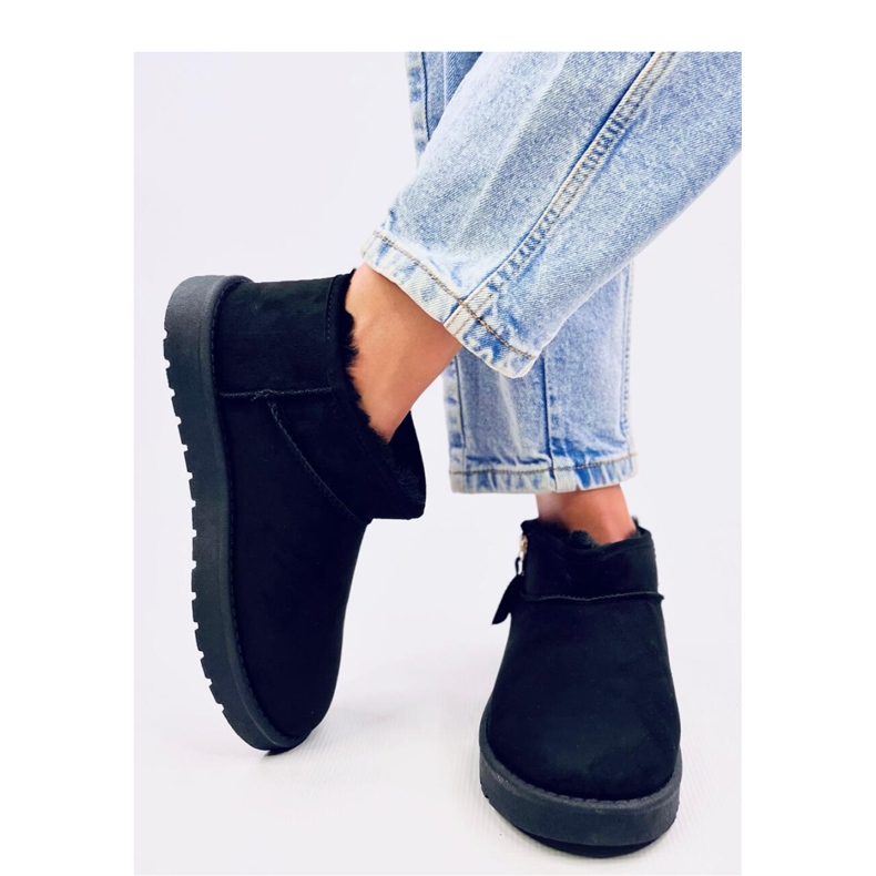 Frankis Blackin lyhyet vetoketjulliset emushousut - Inello musta 2