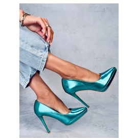 Blume Green stiletto pumput - Inello vihreä 1