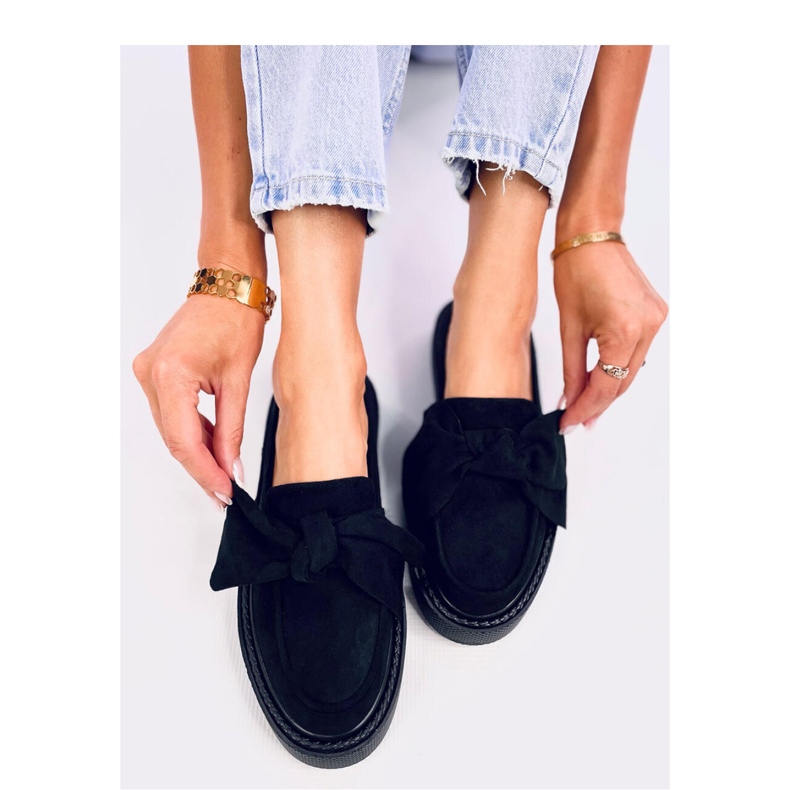 Tempelton Mustat mokkasiinit rusetilla - Inello 2