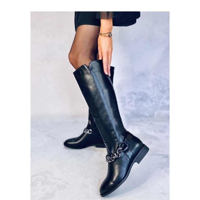 Daigle Black naisten täysjyväsaappaat - Inello musta 2