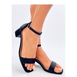 Bronx Mustat korkeakorkoiset sandaalit - Inello 1