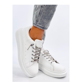 Tennarit kristallinauhoilla Sarja WHITE/HOPEA - Inello valkoinen 1