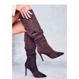 Klassiset korkokengät Danielle Brown - Inello ruskea 2