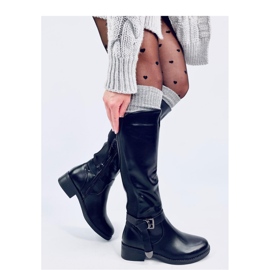 Saappaat joustavalla päällyksellä Wints Black - Inello musta 2