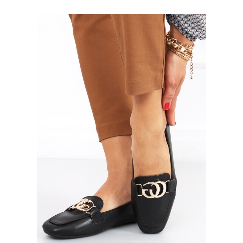 Elisa Black naisten mokasiinit - Inello musta 1