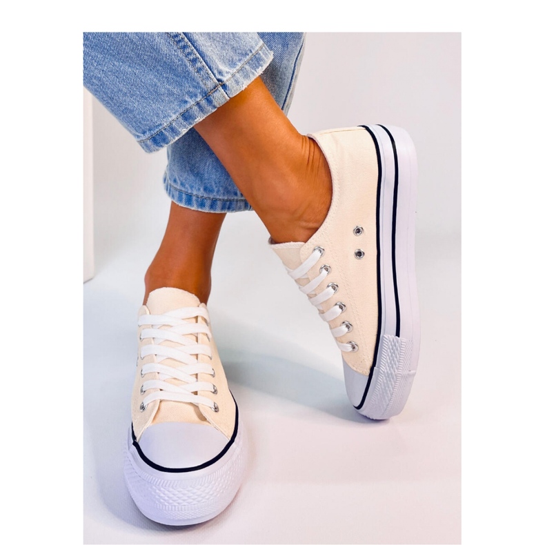 Klassiset naisten tennarit Fargis Beige - Inello 1