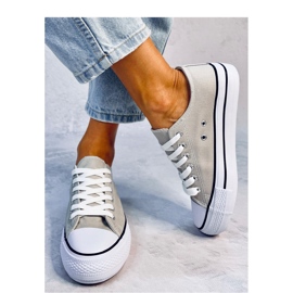 Klassiset naisten tennarit Fargis Grey - Inello harmaa 1