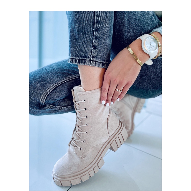 Kelis Beige nilkkurit - Inello 2