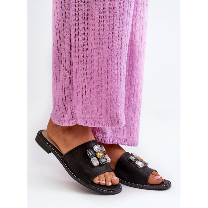 Step in style Sandaalivarvastossut Malli S.Barski KV27-031 Musta - Astu tyyliin 1