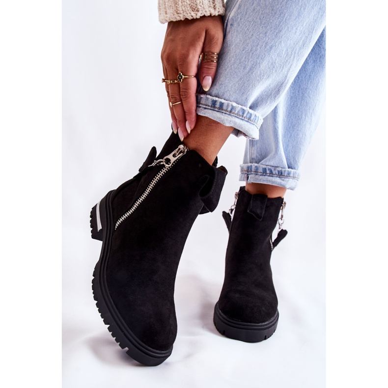 Step in style Saappaat Malli Calvaro NC1279 Musta - Astu tyyliin 1