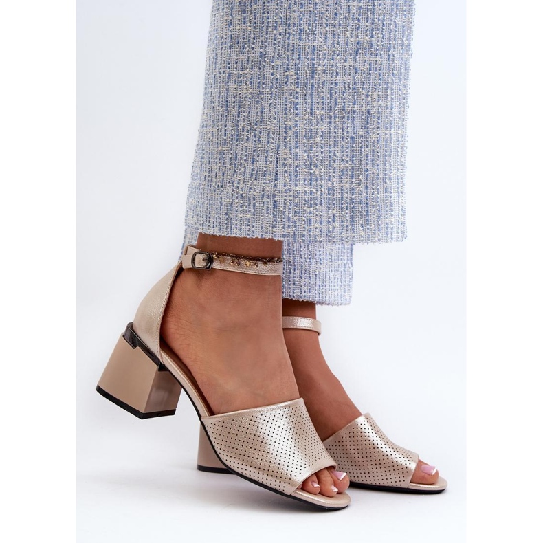 Step in style Sandaalit Malli Horissa 62114 Gold - Astu tyyliin keltainen 1