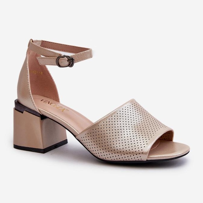 Step in style Sandaalit Malli Horissa 62114 Gold - Astu tyyliin keltainen 2