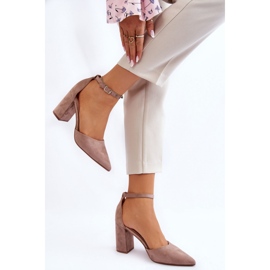 Step in style Pumput Malli Lexie QA203P Tumma beige - Astu tyyliin 1