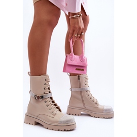 Step in style Työsaappaat Malli Totah 52022 Beige - Astu tyyliin 1