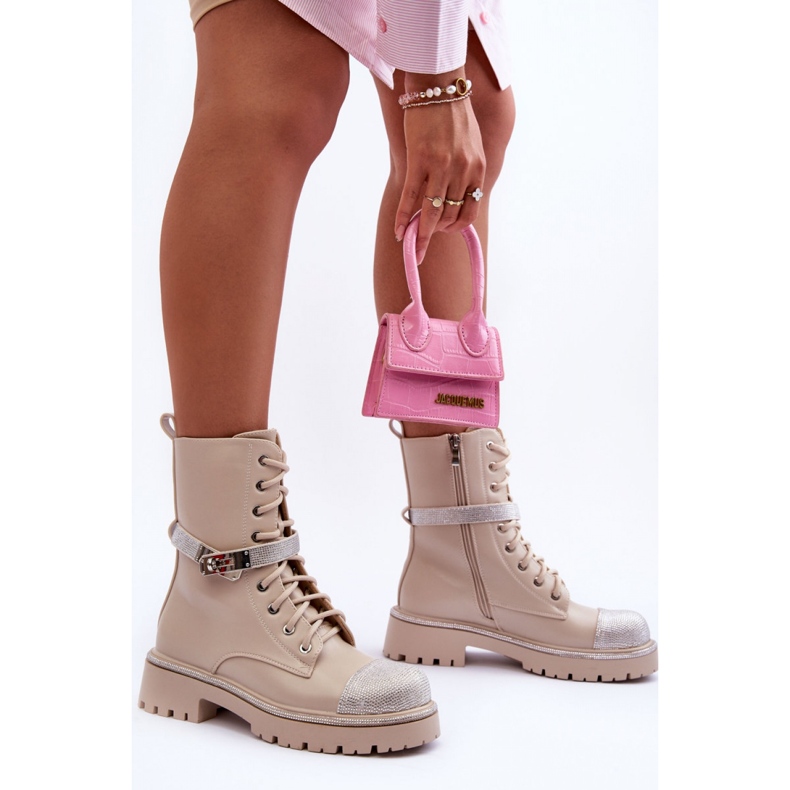 Step in style Työsaappaat Malli Totah 52022 Beige - Astu tyyliin 1