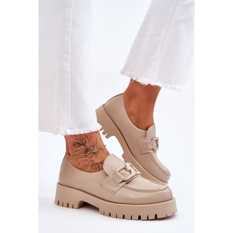 Step in style Kengät Malli Loafers Rayhan 20089 Beige - Astu tyyliin 2