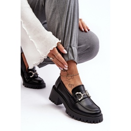 Step in style Kengät Malli Lemmitty 2646-1 Musta nahka - Astu tyyliin 2