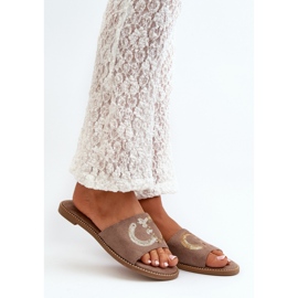 Step in style Sandaalivarvastossut Malli S.Barski KV27-052 Ruskea - Astu tyyliin 1