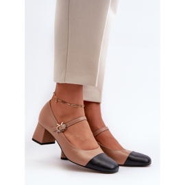 Step in style Pumput Malli Laura Messi 2846 Brown - Astu tyyliin ruskea 1