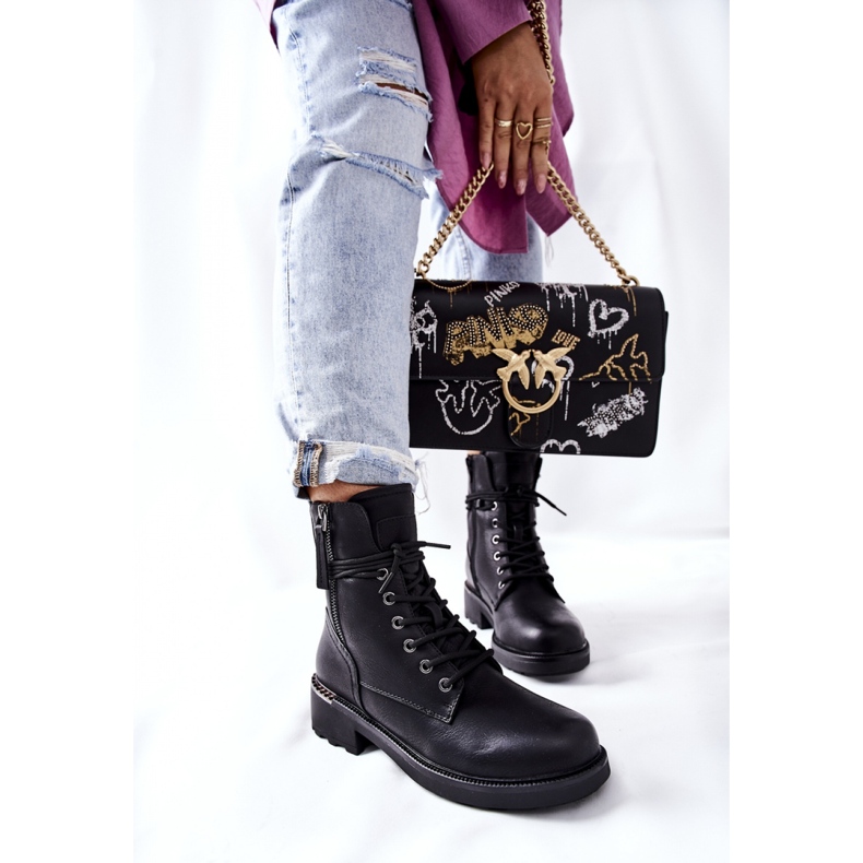 Step in style Työntekijän saappaat Malli Maisa 21BT35-4226 Vihreä - Astu tyyliin musta 1