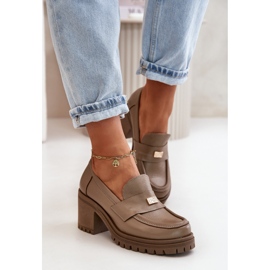 Step in style Kengät Malli Zazoo 20168 Tumma beige - Astu tyyliin 1