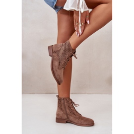 Step in style Saappaat Malli S.Barski HY66-136 Ruskea - Astu tyyliin 1