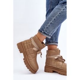 Step in style Saappaat Malli Bizzanti NS307 Khaki - Astu tyyliin beige 2