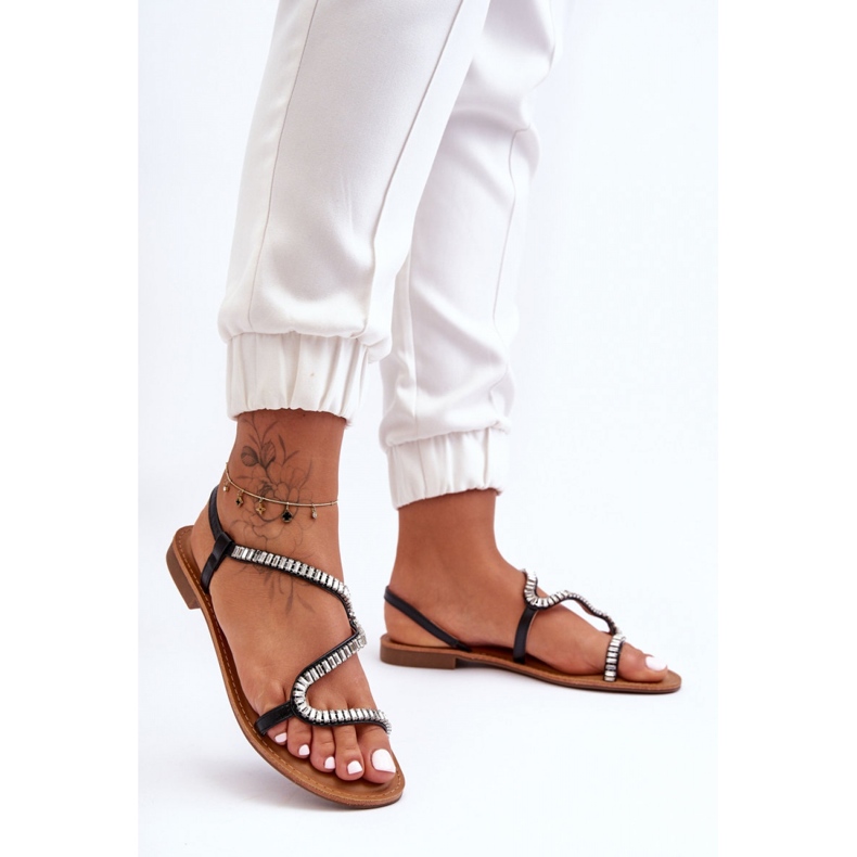 Step in style Sandaalit Malli Hayen JH291 Musta - Astu tyyliin 1