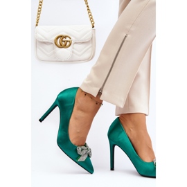 Korkokengät Malli Fairine 9563 Green - Step in style vihreä 2