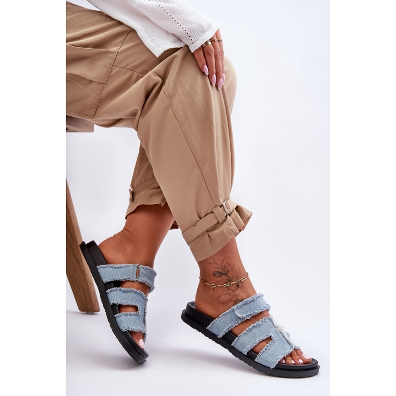 Step in style Sandaalivarvastossut Malli Lamirose H8-523 Sininen - Astu tyyliin 2