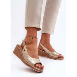 Step in style Sandaalit Malli Sergio Leone SK301 Gold Snake - Astu tyyliin keltainen 1