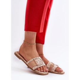 Step in style Sandaalivarvastossut Malli Taleci 1826 Beige - Tyylikkäästi 1