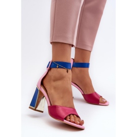 Step in style Sandaalit Malli Rosazara 24SD35-6815 pinkki - Astu tyyliin vaaleanpunainen 1