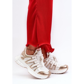 Step in style Urheilukengät Malli Ahmani NB633P Valkoinen/kulta - Astu tyyliin 1