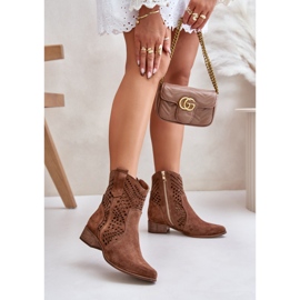 Step in style Saappaat Malli Lewski 3305/2 Brown - Astu tyyliin ruskea 1