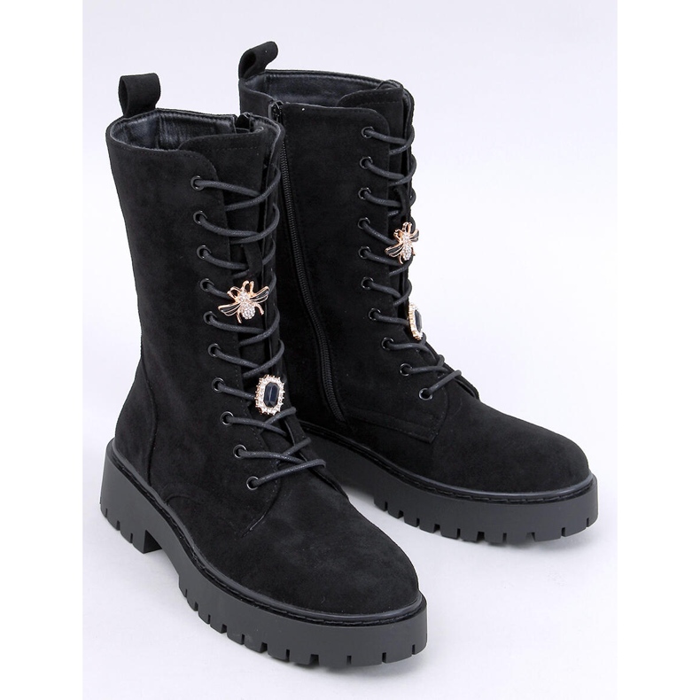 Centro Black nauhasaappaat rusetilla musta 1