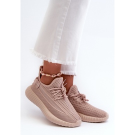 Vaaleanpunaiset naisten urheilukengät vaaleanpunainen 1