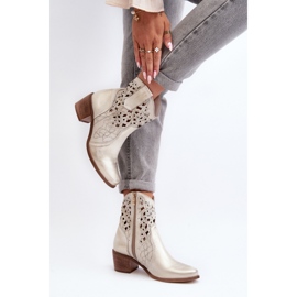 Zazoo naisten nilkkurit, joissa harjakattoinen päällinen, kultaa kultainen 2