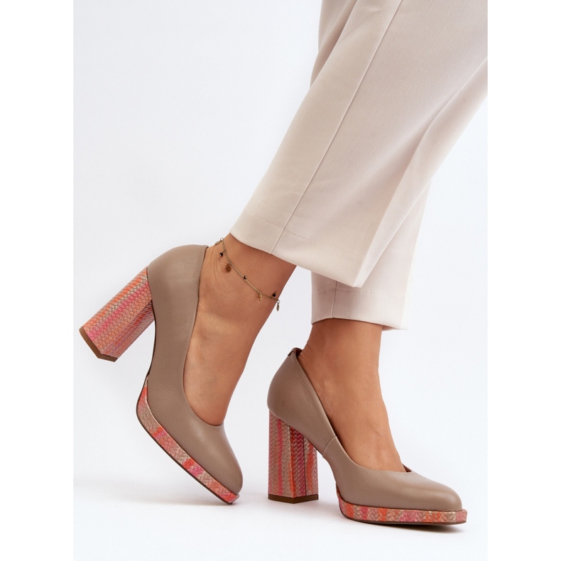 Step in style Pumput Malli Laura Messi 2746/252-837 Beige - Astu tyyliin 2