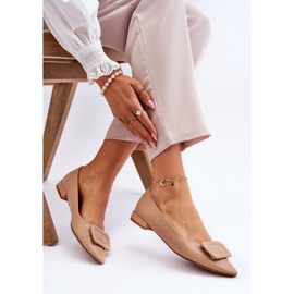 WS1 Naisten balettiasunnot beige-koristeella 1