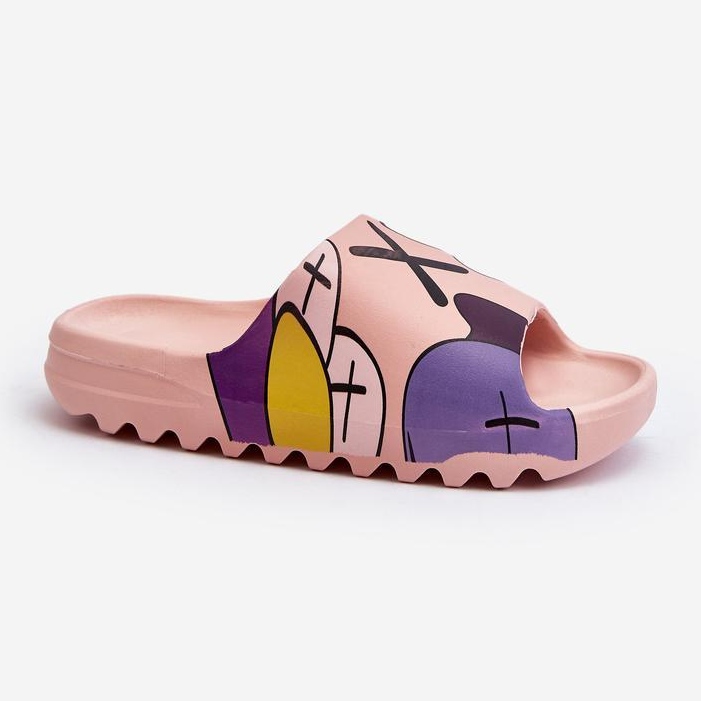 Vaaleanpunaiset sarjakuvavarvastossut vaaleanpunainen 2